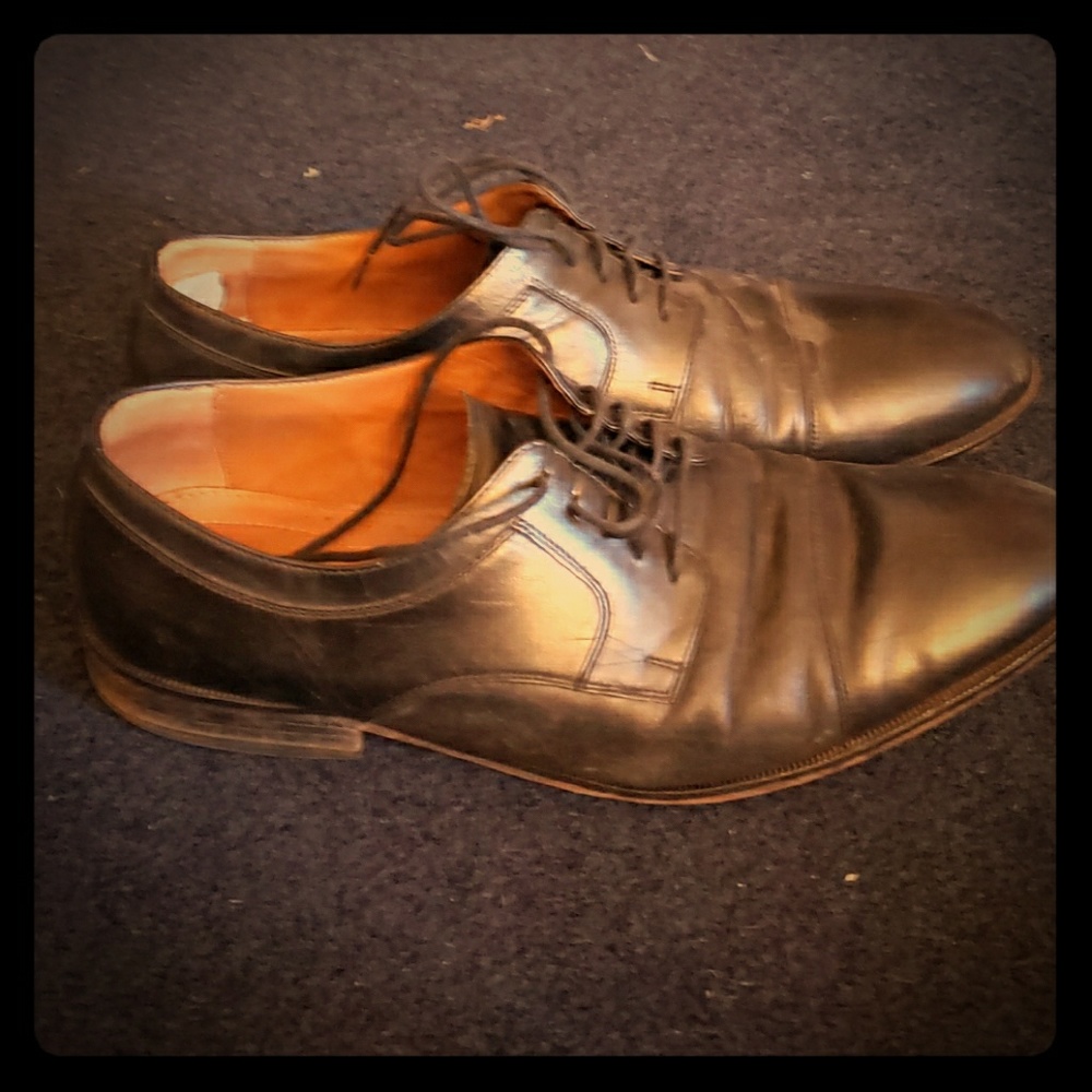 Mens Johnston and Murphy Cap toe Shoes